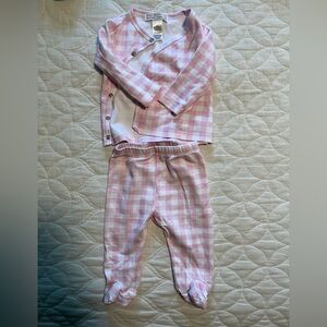 The Beaufort Bonnet Company Baby Pink Gingham Set